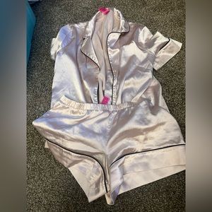 Size small satin pajamas